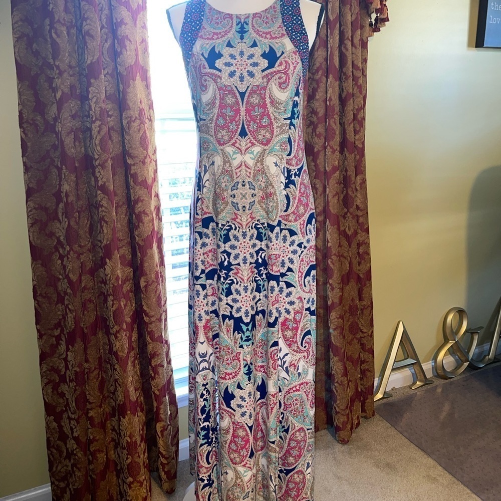 Chico’s Crown Paisley Maxi Dress - Picture 2 of 12